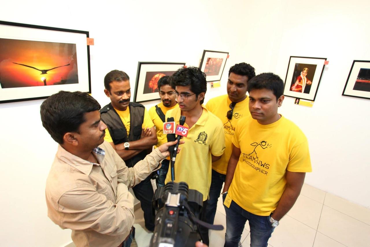 Media coverage of our photography exhibition, sharing the community's visual storytelling with Hyderabad
