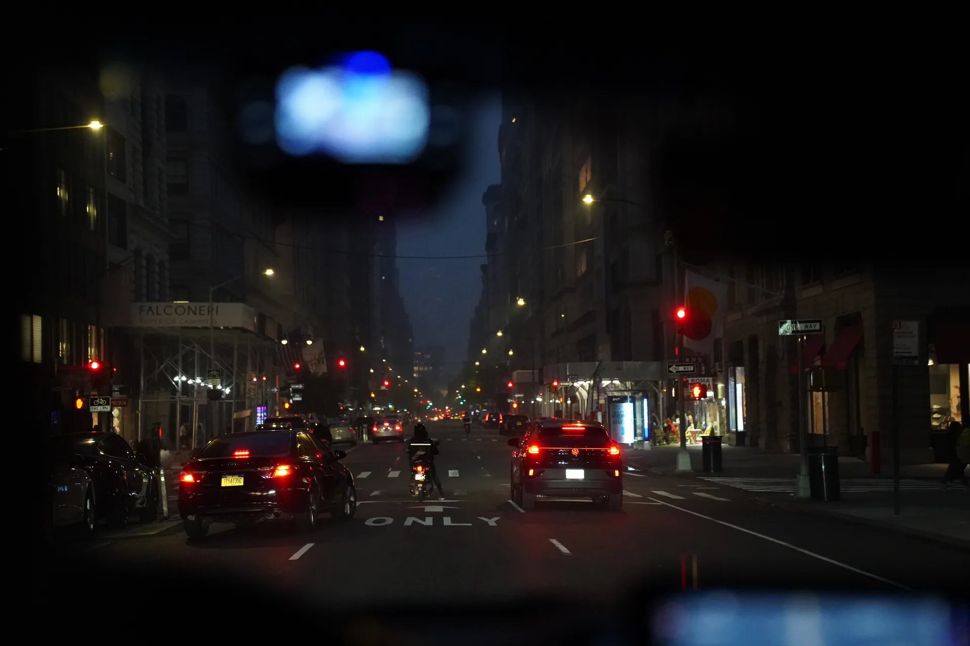 Govind Kavaturi photography - New York City night street view from car