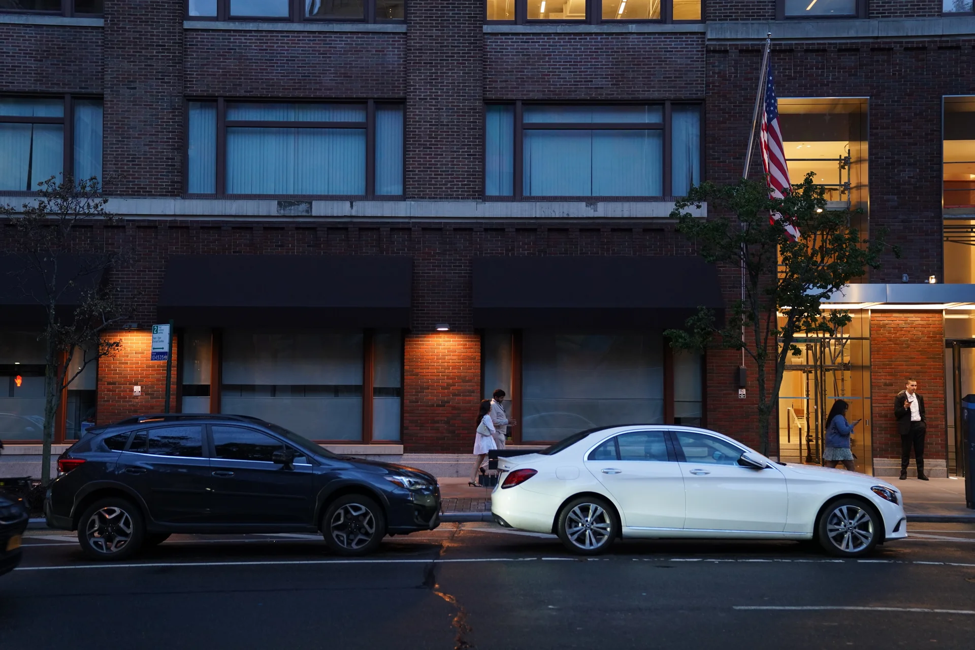 Govind Kavaturi photography - New York street at dusk with parked cars
