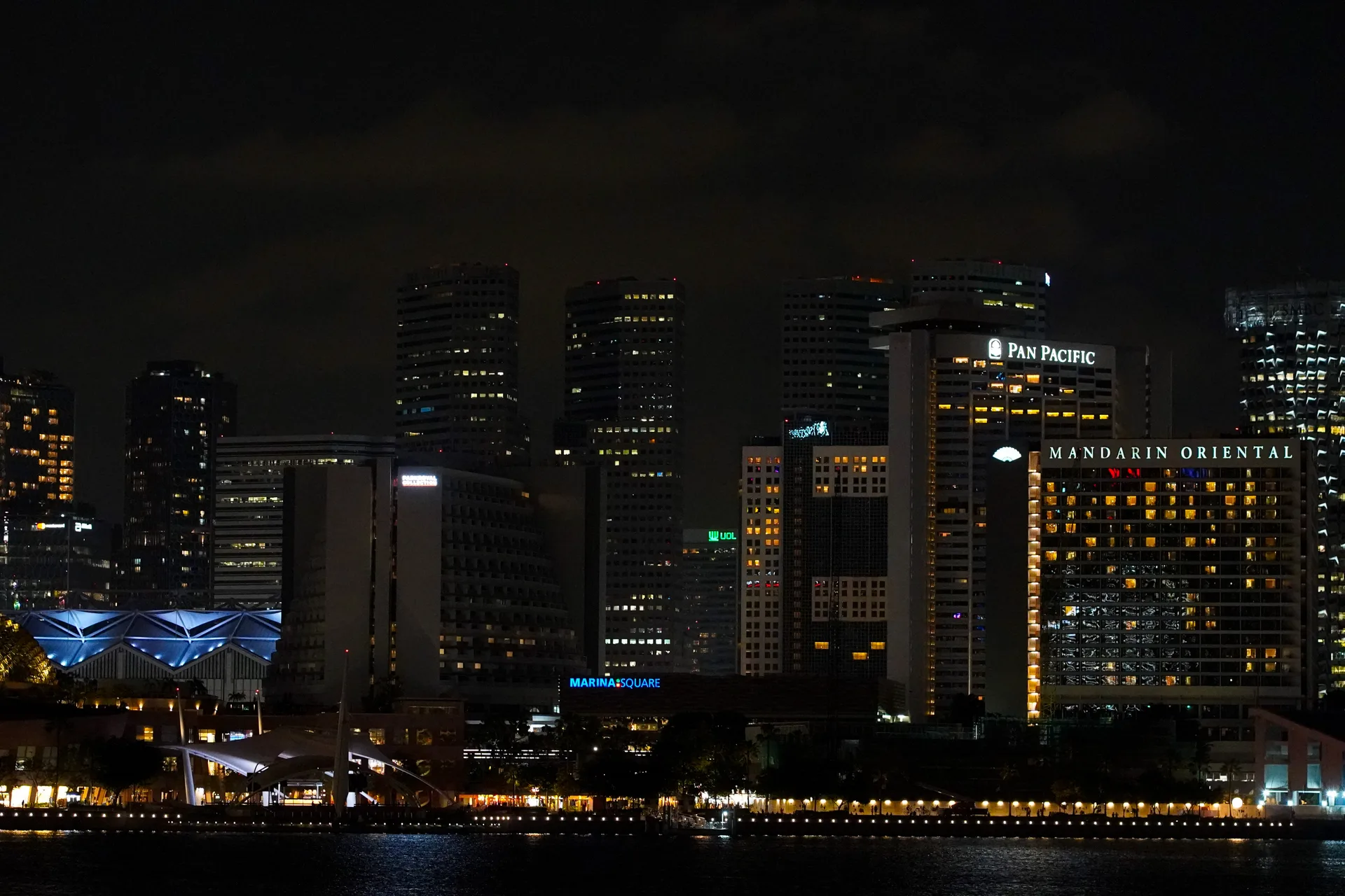 Govind Kavaturi photography - Singapore Marina Bay skyline at night